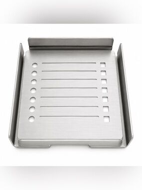 Cloth‎ and Paper (C&P) Stainless Steel FinishSticky Note Holder + Stencil